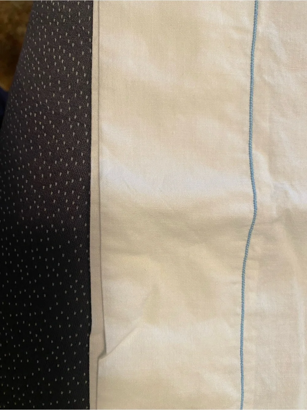 Embroidered Heart Pattern Pillowcases
